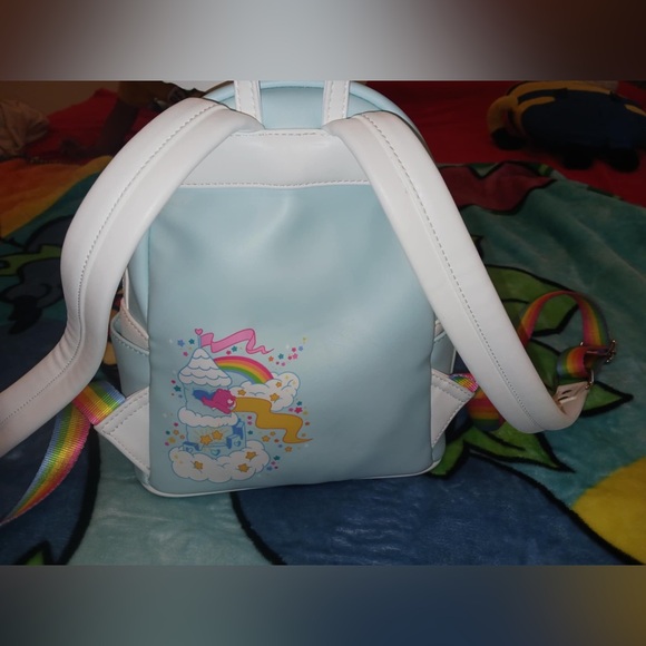 Care Bear Mini Loungefly Backpack with Rainbow Accents main image 4